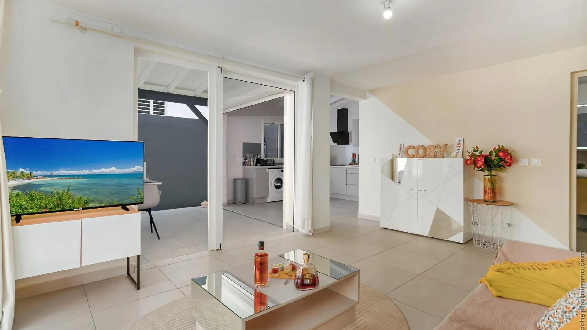 Villa Gosier T3 Cosy Jacuzzi - Romantique Le Gosier  Appartement
