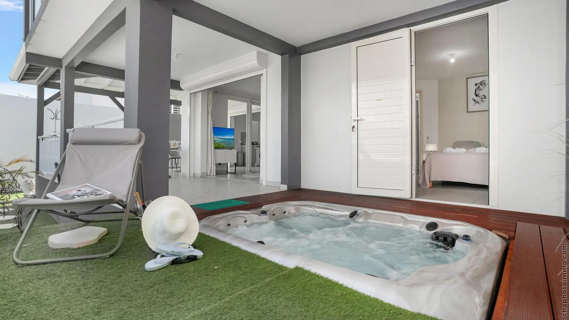Appartement Villa Gosier T3 Cosy Jacuzzi - Romantique Le Gosier